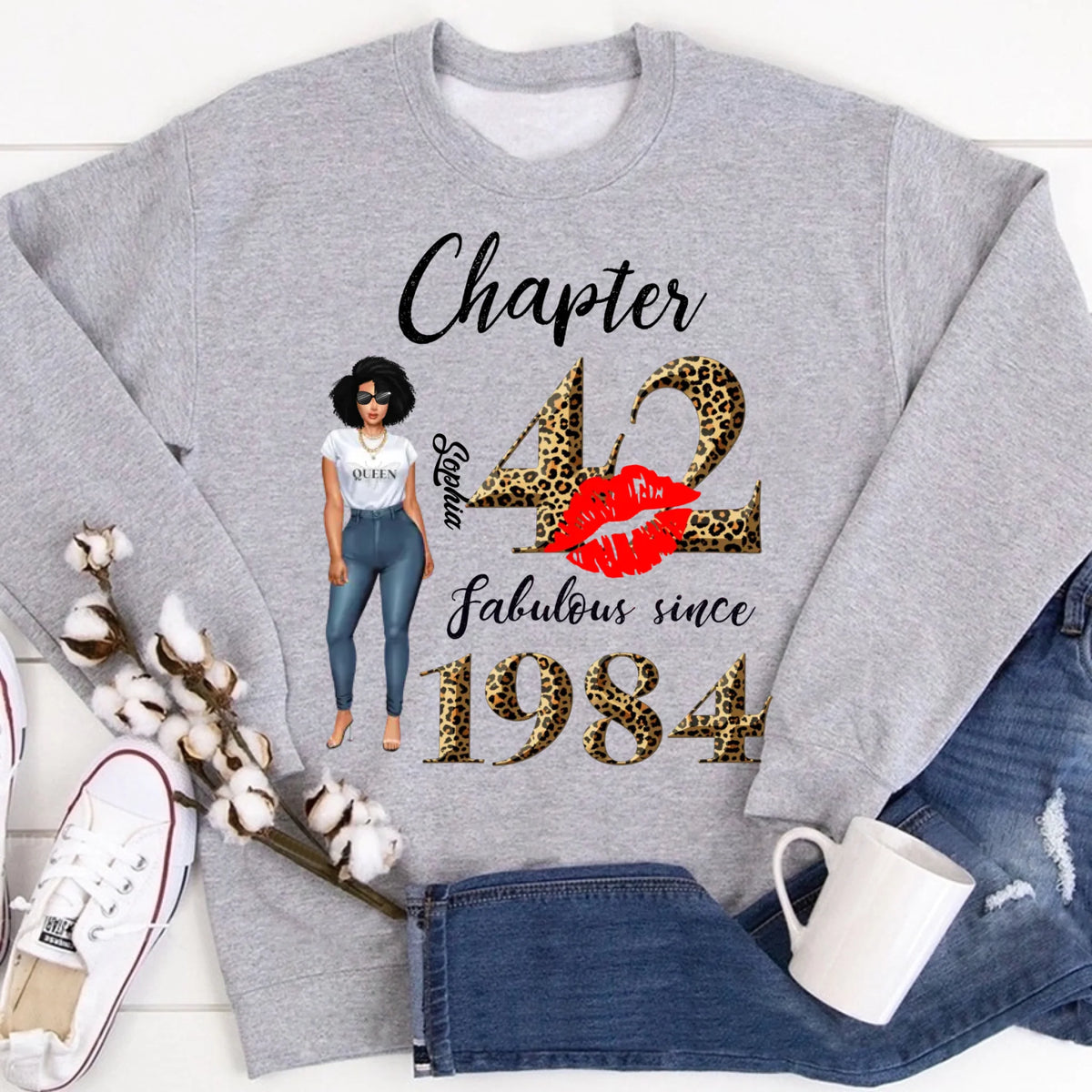 42nd birthday shirts for her, Personalised 42nd birthday gifts, 1984 t shirt, 42 and fabulous shirt, 42nd birthday shirt ideas, gift ideas 42nd birthday woman