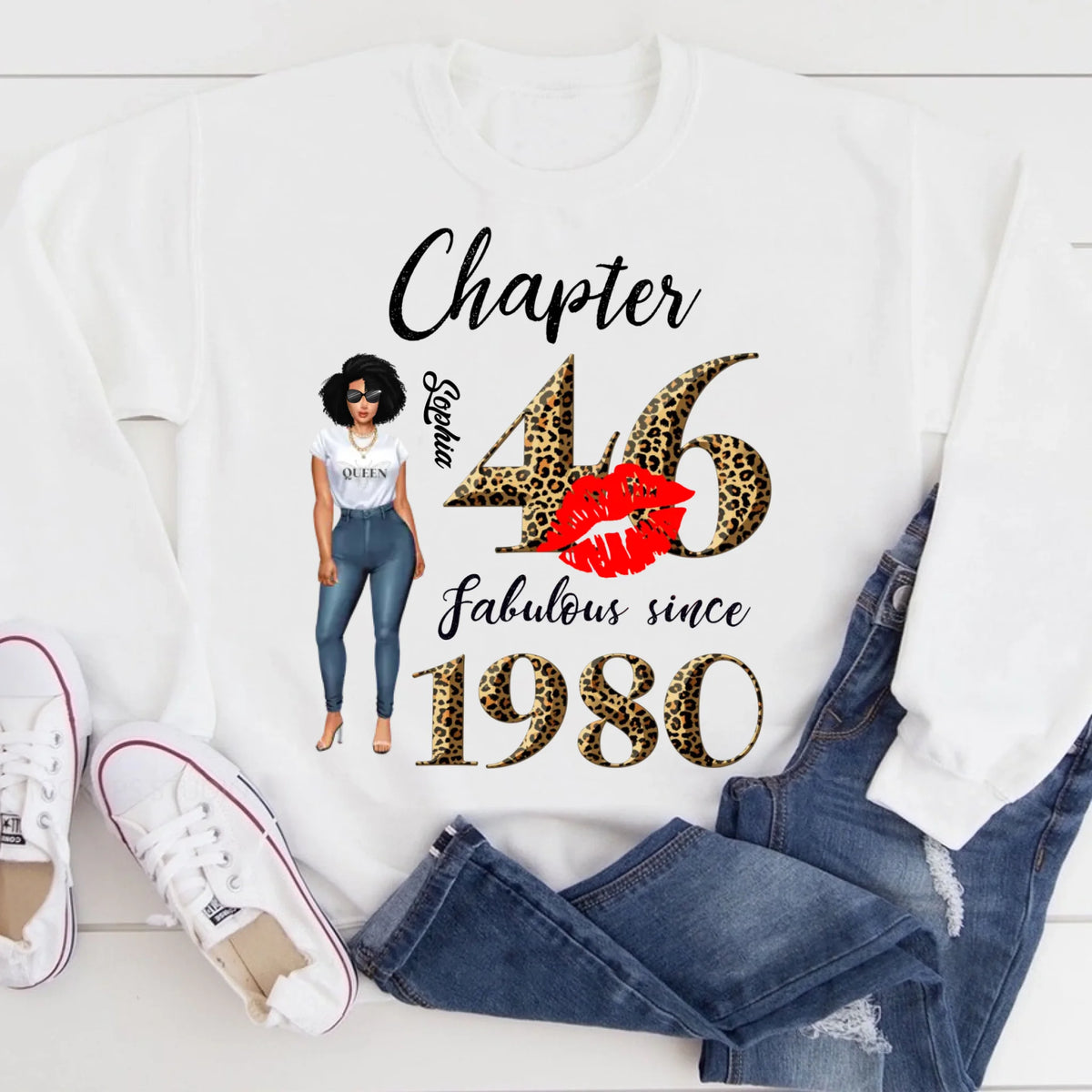 46th birthday shirts for her, Personalised 46th birthday gifts, 1980 t shirt, 46 and fabulous shirt, 46th birthday shirt ideas, gift ideas 46th birthday woman