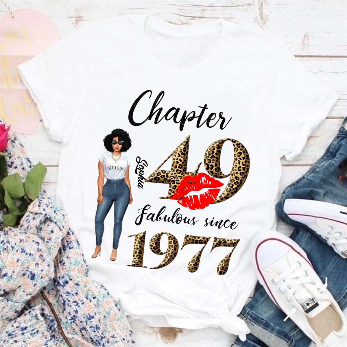 49th birthday shirts for her, Personalised 49th birthday gifts, 1977 t shirt, 49 and fabulous shirt, 49th birthday shirt ideas, gift ideas 49th birthday woman