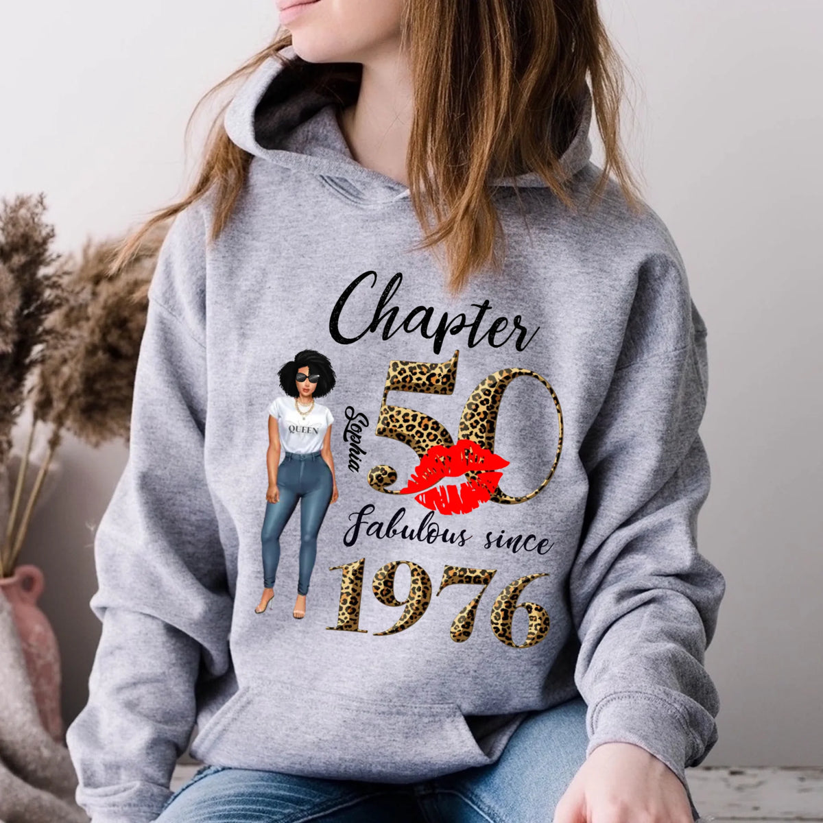 Personalised Birthday Gifts, 1976 T Shirt, 50 And Fabulous Shirt, 50th Birthday Shirt Ideas, Gift Ideas 50th Birthday Woman