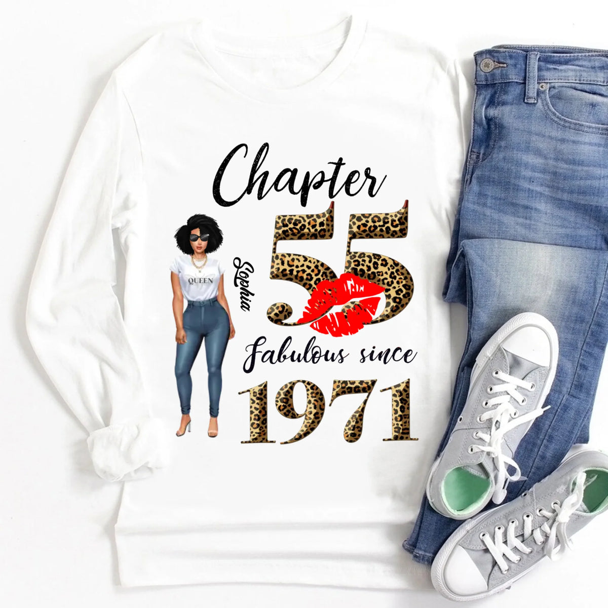 55th birthday shirts for her, Personalised 55th birthday gifts, 1971 t shirt, 55 and fabulous shirt, 55th birthday shirt ideas, gift ideas 55th birthday woman