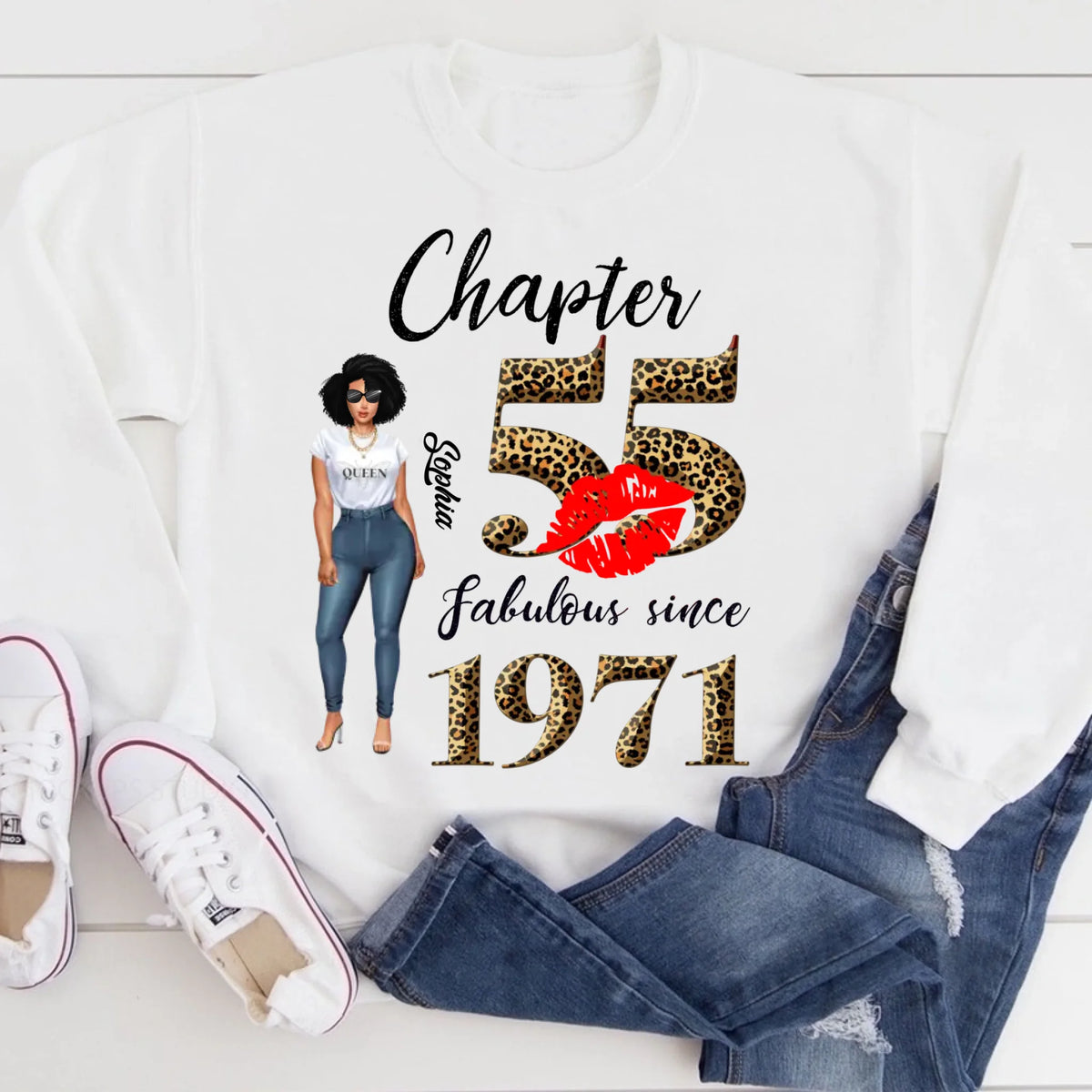 55th birthday shirts for her, Personalised 55th birthday gifts, 1971 t shirt, 55 and fabulous shirt, 55th birthday shirt ideas, gift ideas 55th birthday woman
