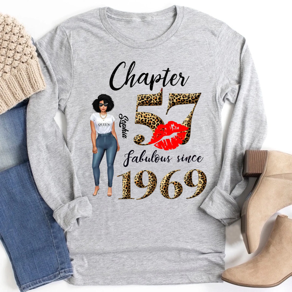 57th birthday shirts for her, Personalised 57th birthday gifts, 1969 t shirt, 57 and fabulous shirt, 57th birthday shirt ideas, gift ideas 57th birthday woman