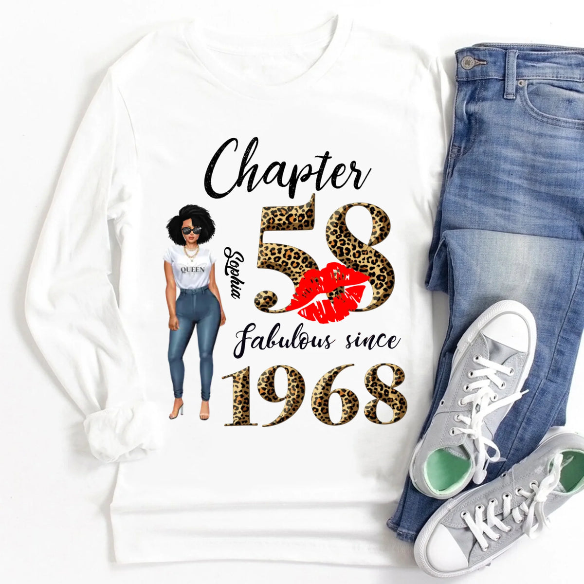 58th birthday shirts for her, Personalised 58th birthday gifts, 1968 t shirt, 58 and fabulous shirt, 58th birthday shirt ideas, gift ideas 58th birthday woman