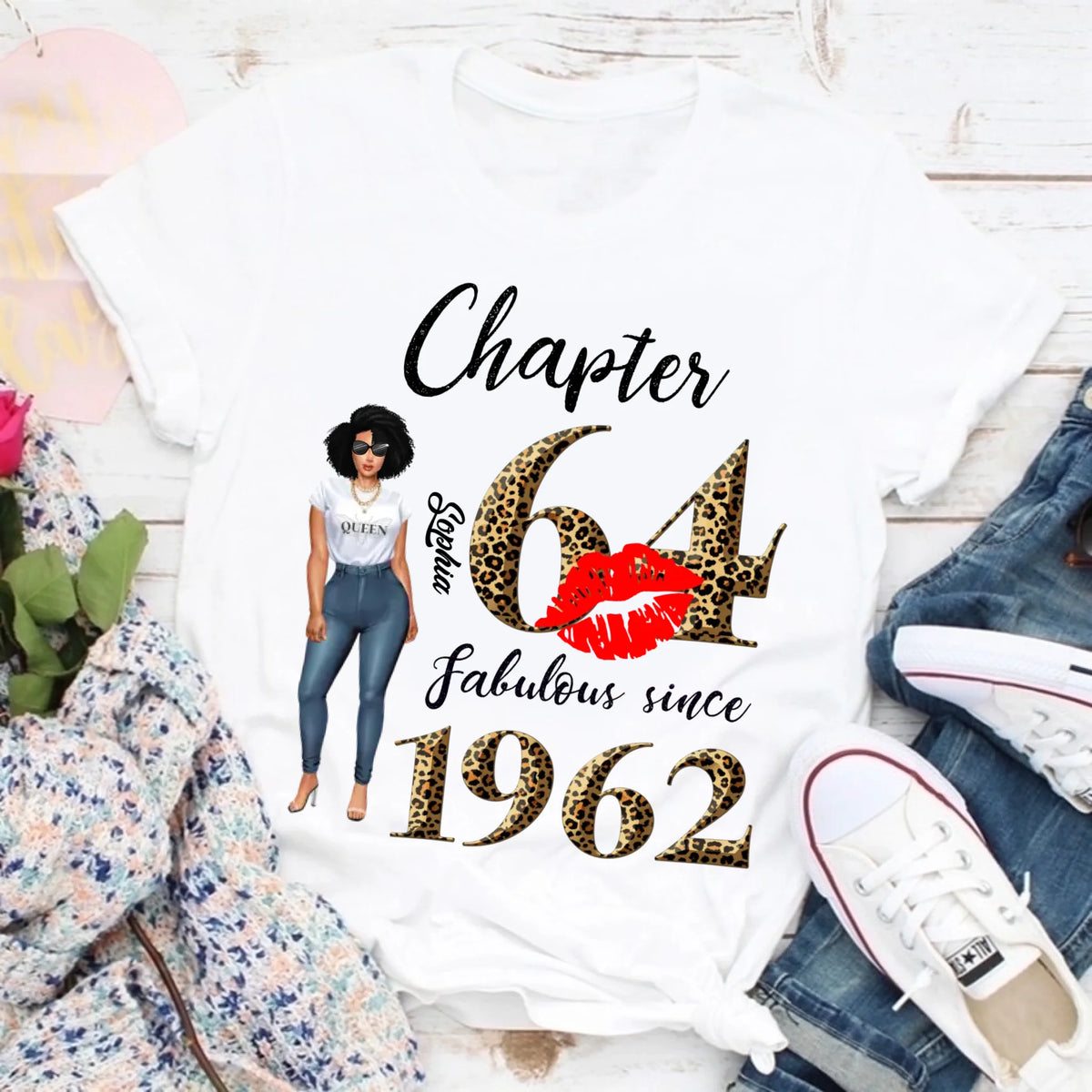 64th birthday shirts for her, Personalised 64th birthday gifts, 1962 t shirt, 64 and fabulous shirt, 64th birthday shirt ideas, gift ideas 64th birthday woman