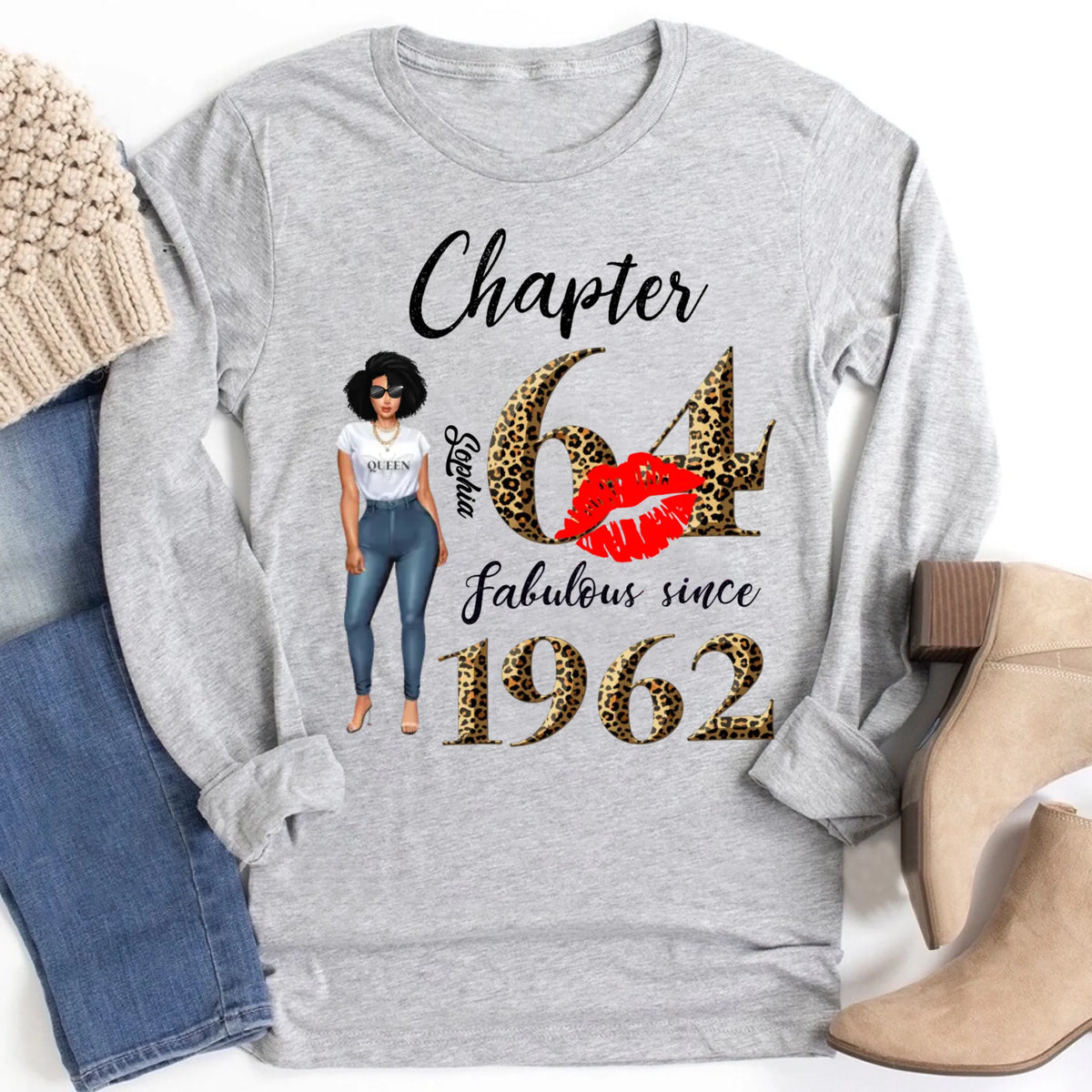 64th birthday shirts for her, Personalised 64th birthday gifts, 1962 t shirt, 64 and fabulous shirt, 64th birthday shirt ideas, gift ideas 64th birthday woman
