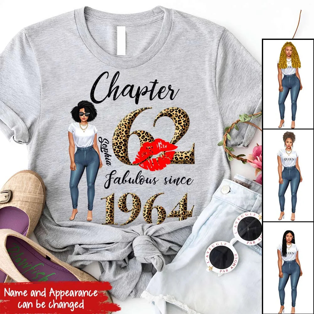 62nd birthday shirts for her, Personalised 62nd birthday gifts, 1964 t shirt, 62 and fabulous shirt, 62nd birthday shirt ideas, gift ideas 62nd birthday woman