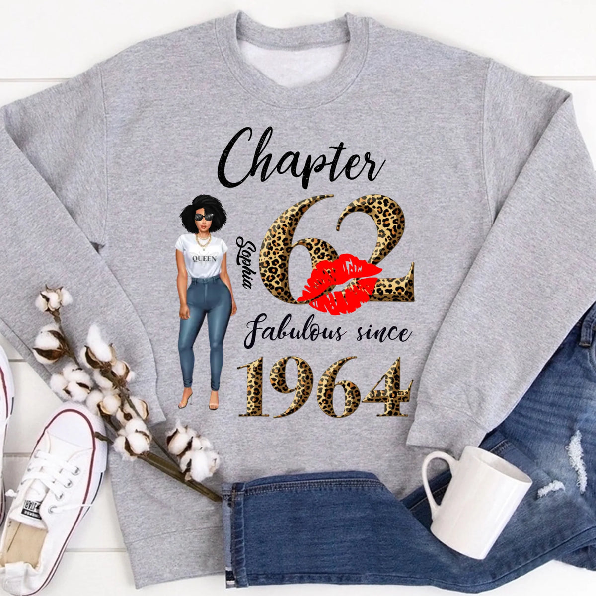 62nd birthday shirts for her, Personalised 62nd birthday gifts, 1964 t shirt, 62 and fabulous shirt, 62nd birthday shirt ideas, gift ideas 62nd birthday woman