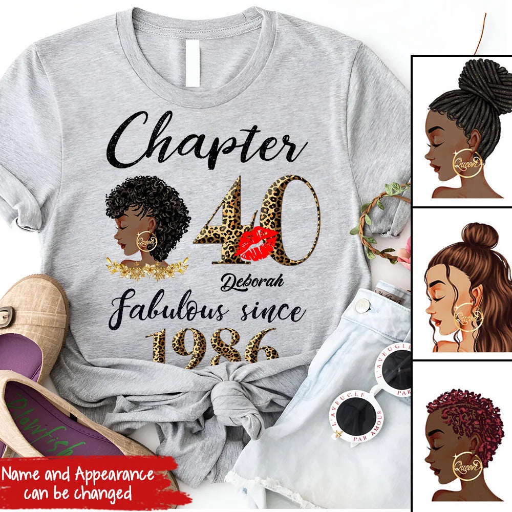 40th birthday shirts for her, Personalised 40th birthday gifts, 1986 t shirt, 40 and fabulous shirt, 40th birthday shirt ideas, gift ideas 40th birthday woman