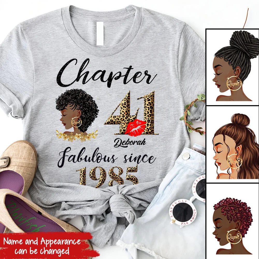 41st birthday shirts for her, Personalised 41st birthday gifts, 1985 t shirt, 41 and fabulous shirt, 41st birthday shirt ideas, gift ideas 41st birthday woman