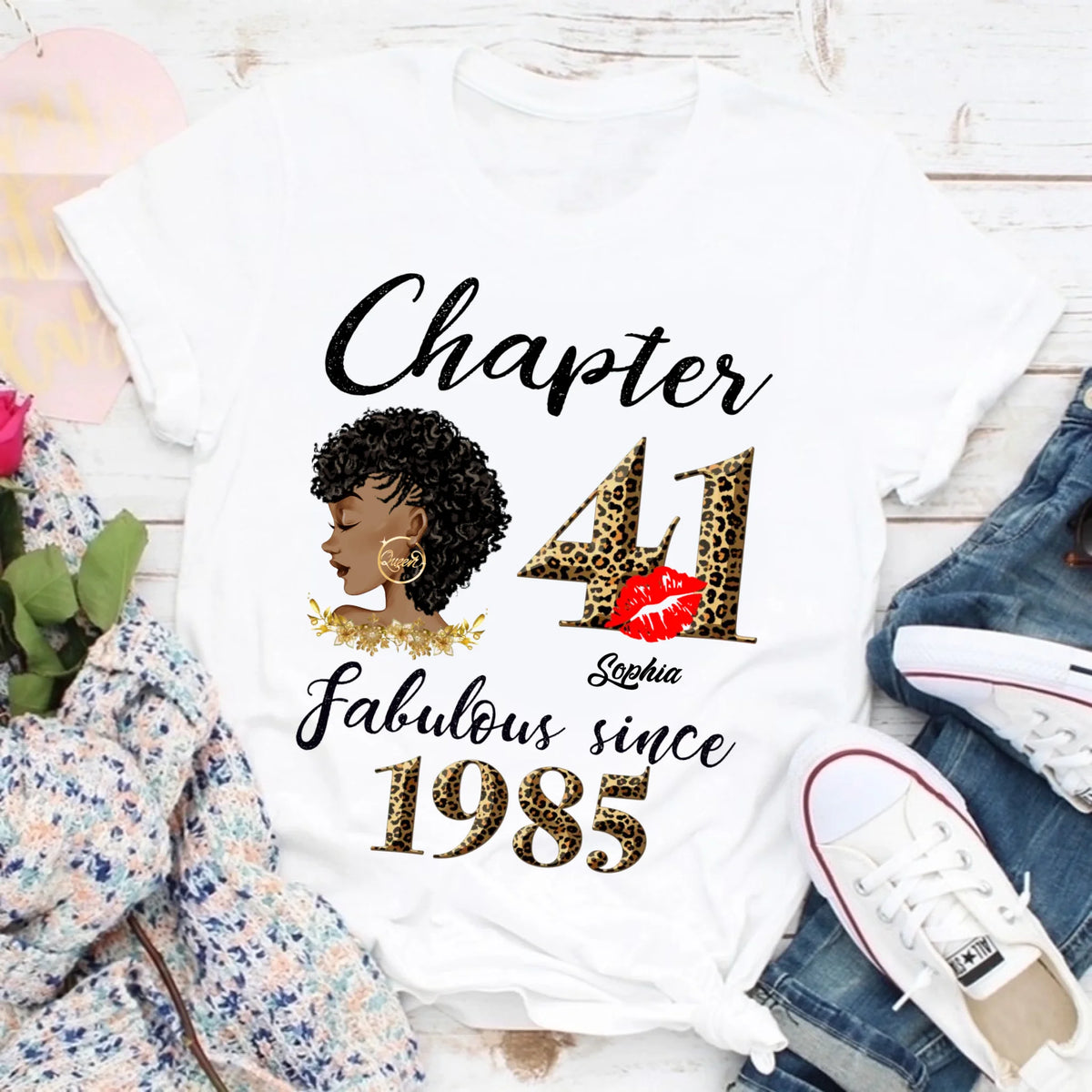 41st birthday shirts for her, Personalised 41st birthday gifts, 1985 t shirt, 41 and fabulous shirt, 41st birthday shirt ideas, gift ideas 41st birthday woman