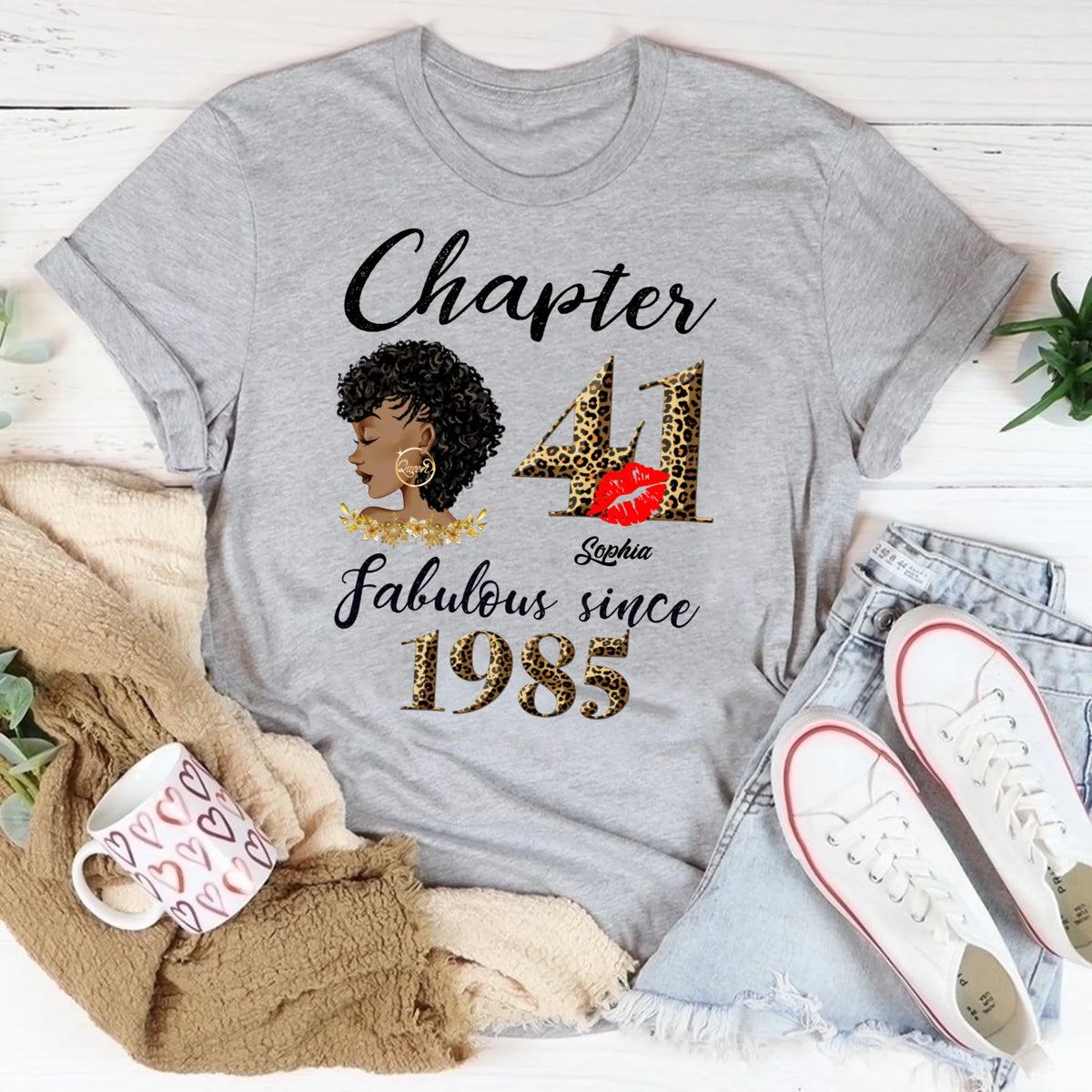 41st birthday shirts for her, Personalised 41st birthday gifts, 1985 t shirt, 41 and fabulous shirt, 41st birthday shirt ideas, gift ideas 41st birthday woman