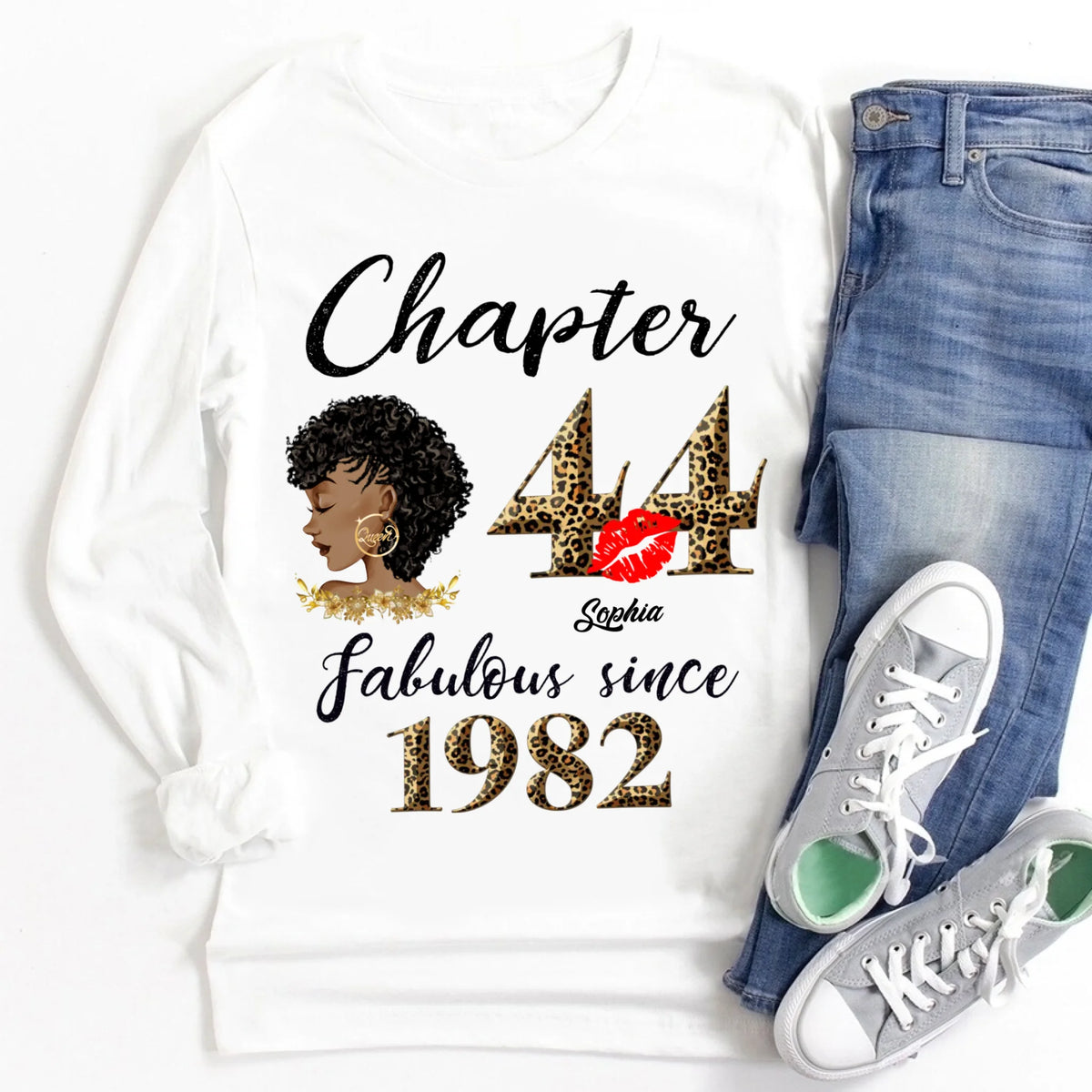 44th birthday shirts for her, Personalised 44th birthday gifts, 1982 t shirt, 44 and fabulous shirt, 44 birthday shirt ideas, gift ideas 44th birthday woman