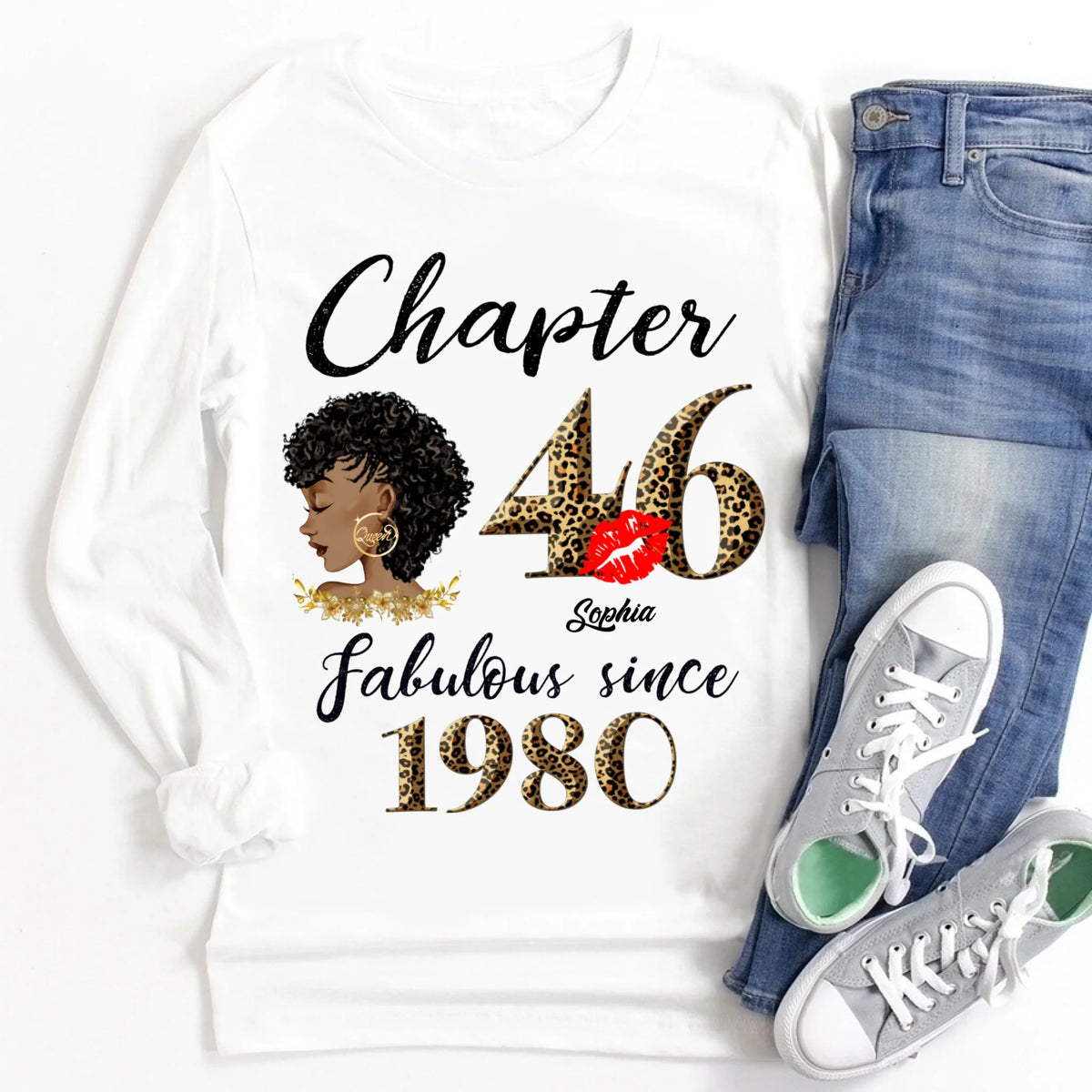 46th birthday shirts for her, Personalised 46th birthday gifts, 1980 t shirt, 46 and fabulous shirt, 46 birthday shirt ideas, gift ideas 46th birthday woman