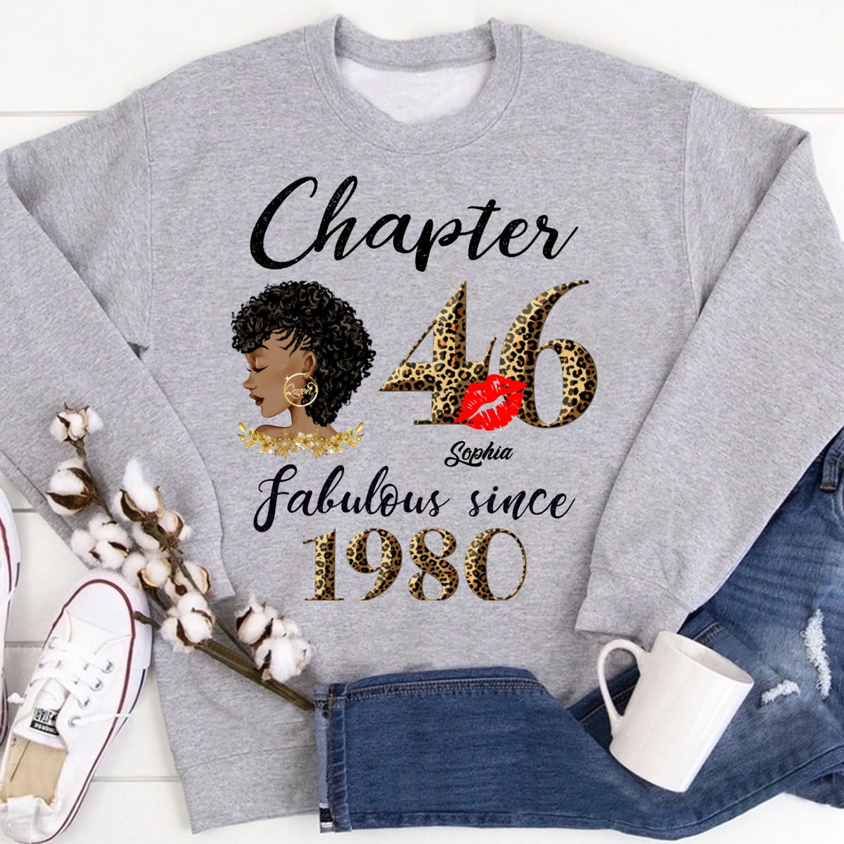 46th birthday shirts for her, Personalised 46th birthday gifts, 1980 t shirt, 46 and fabulous shirt, 46 birthday shirt ideas, gift ideas 46th birthday woman