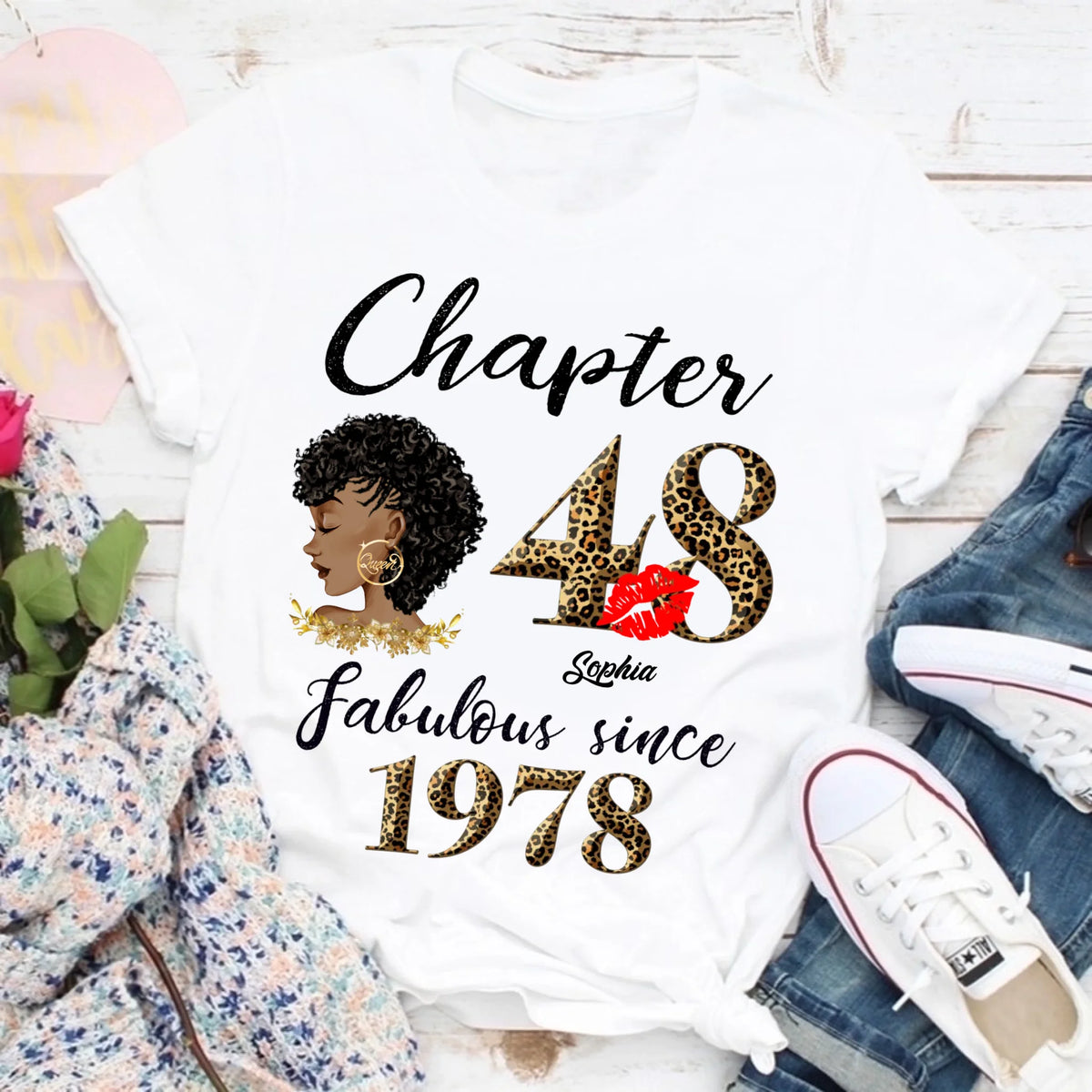 48th birthday shirts for her, Personalised 48th birthday gifts, 1978 t shirt, 48 and fabulous shirt, 48 birthday shirt ideas, gift ideas 48th birthday woman
