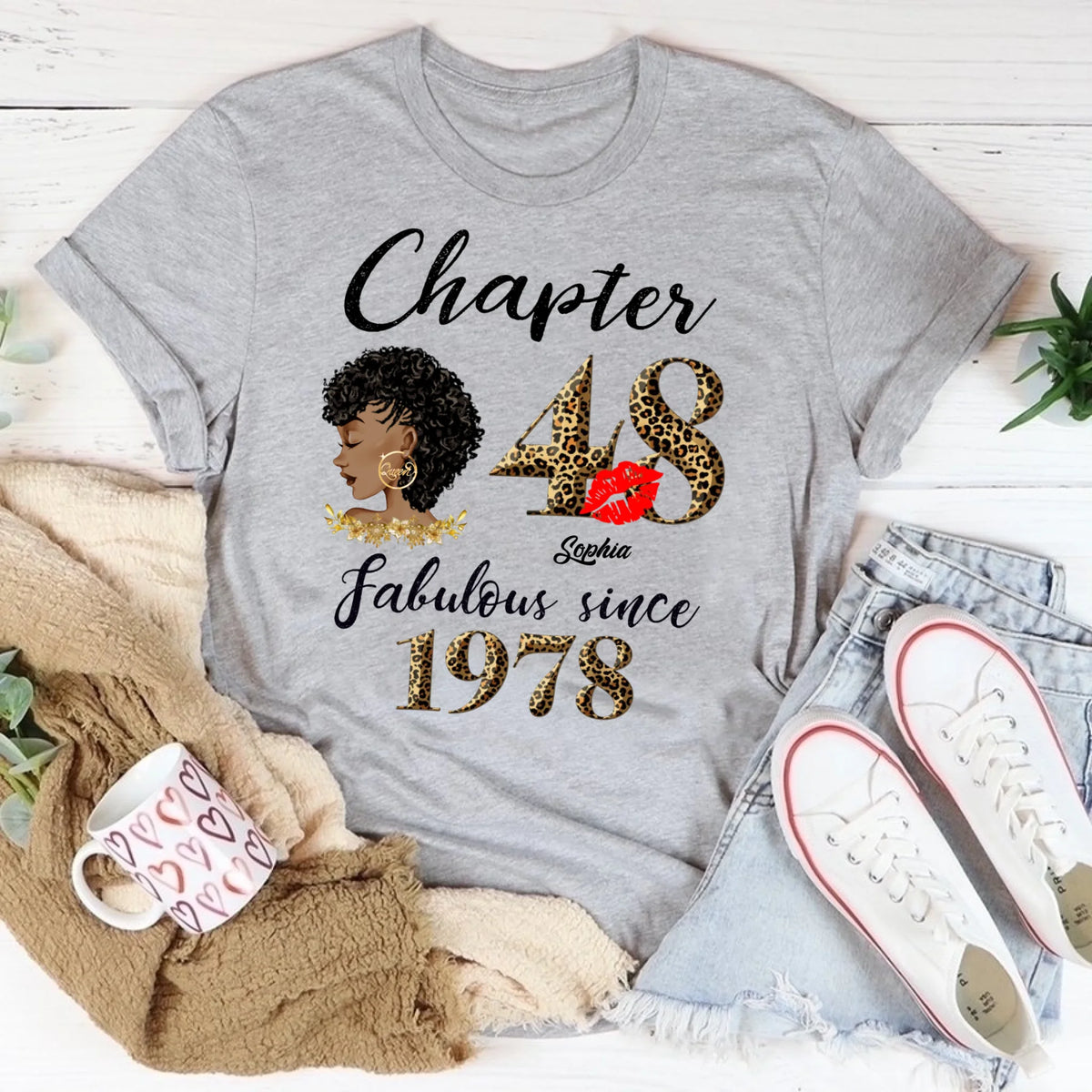 48th birthday shirts for her, Personalised 48th birthday gifts, 1978 t shirt, 48 and fabulous shirt, 48 birthday shirt ideas, gift ideas 48th birthday woman