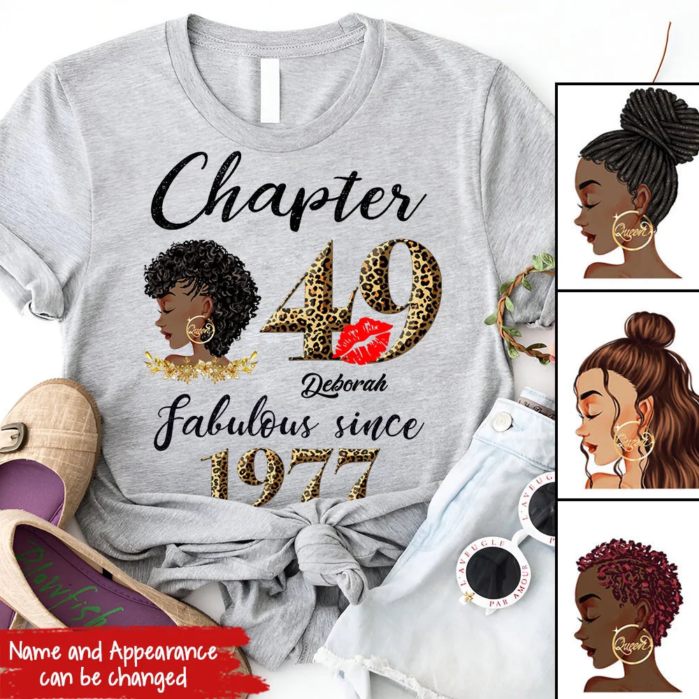 49th birthday shirts for her, Personalised 49th birthday gifts, 1977 t shirt, 49 and fabulous shirt, 49 birthday shirt ideas, gift ideas 49th birthday woman