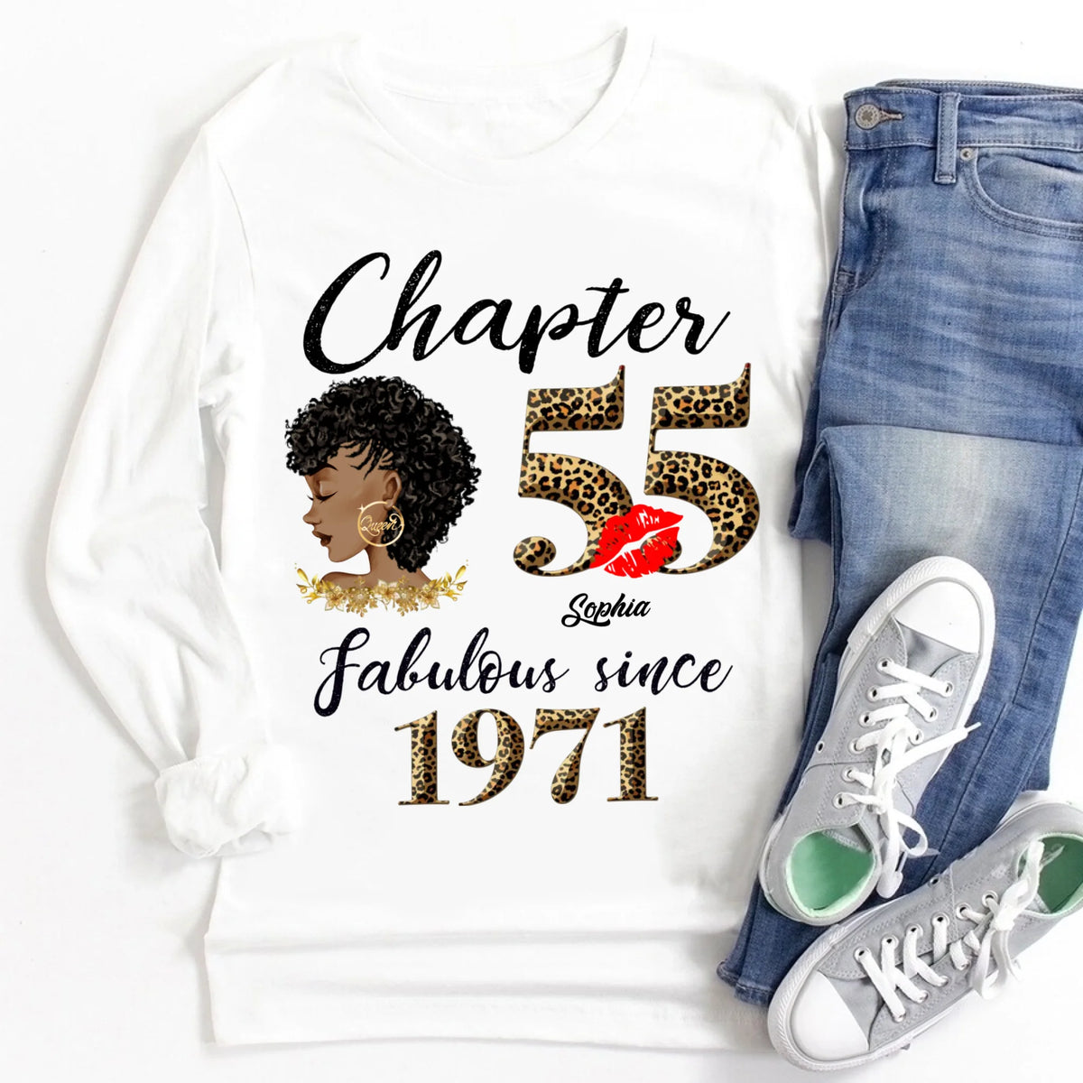 55th birthday shirts for her, Personalised 55th birthday gifts, 1971 t shirt, 55 and fabulous shirt, 55 birthday shirt ideas, gift ideas 55th birthday woman