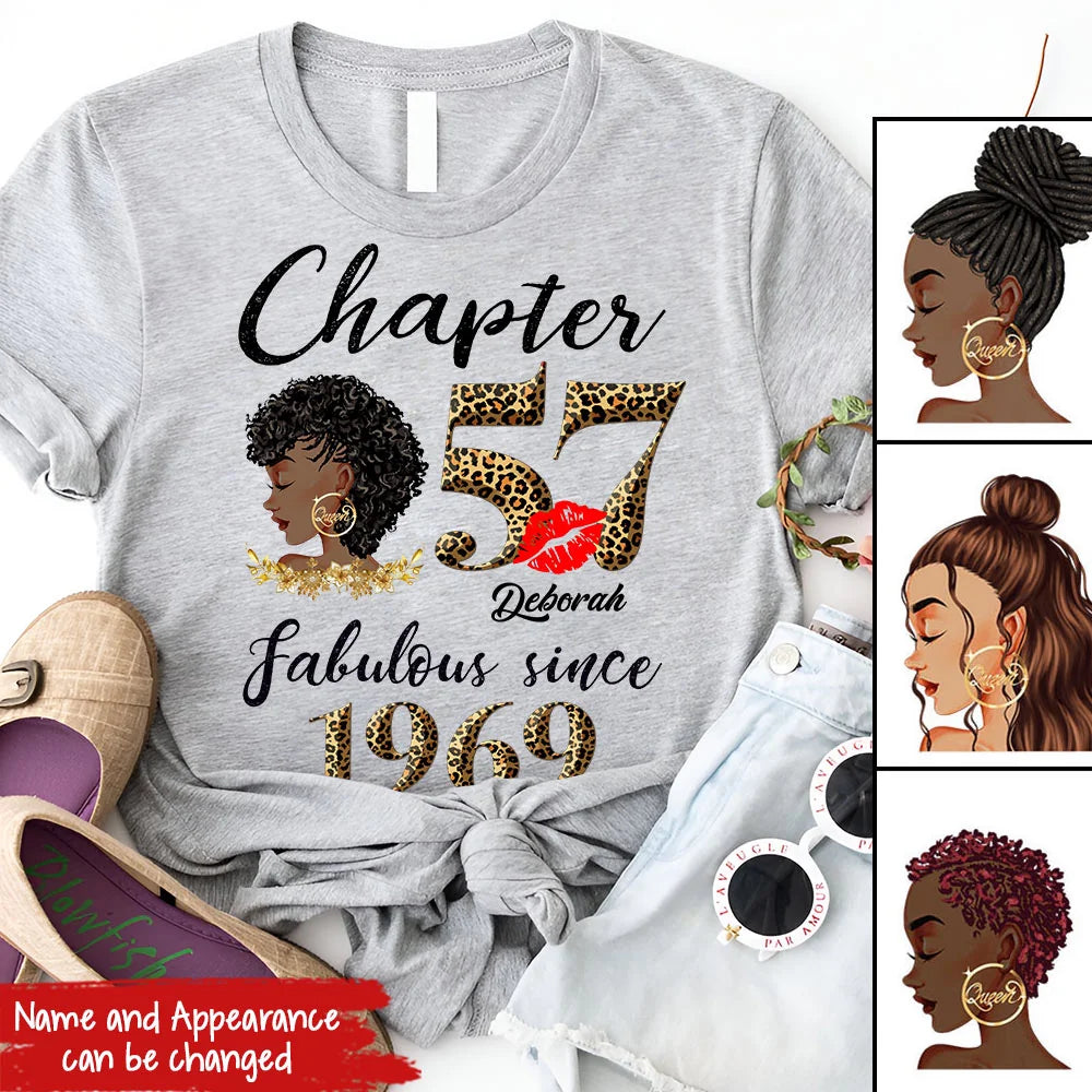 57th birthday shirts for her, Personalised 57th birthday gifts, 1969 t shirt, 57 and fabulous shirt, 57 birthday shirt ideas, gift ideas 57th birthday woman
