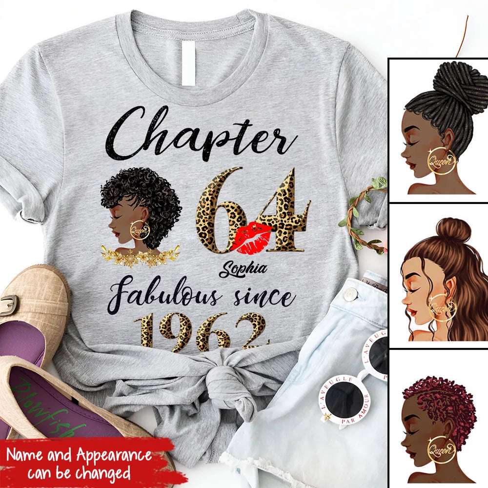 64th birthday shirts for her, Personalised 64th birthday gifts, 1962 t shirt, 64 and fabulous shirt, 64 birthday shirt ideas, gift ideas 64th birthday woman