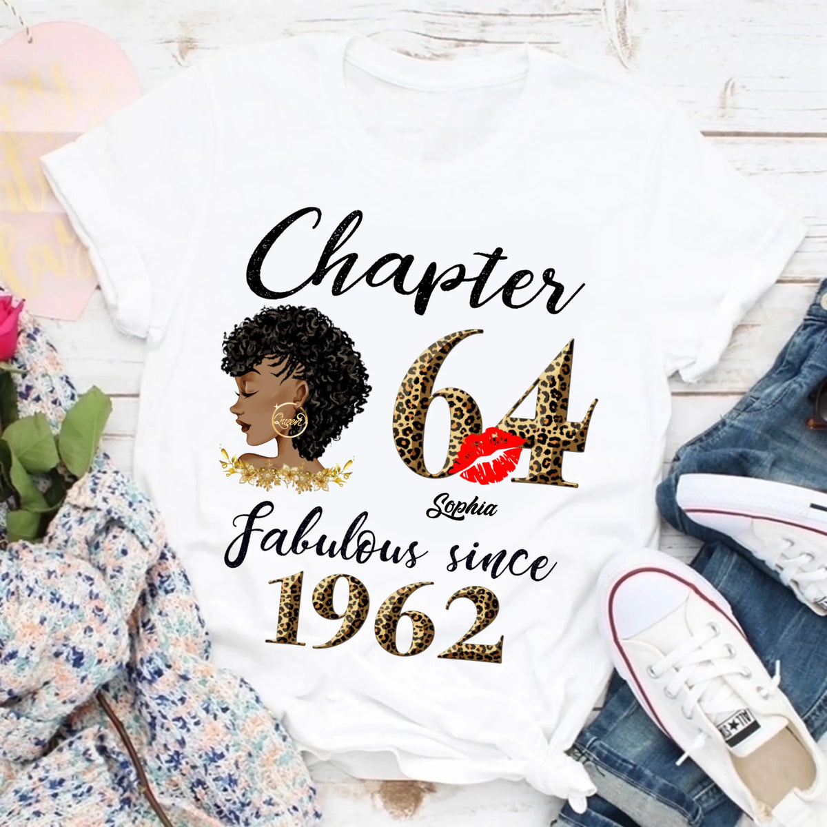 64th birthday shirts for her, Personalised 64th birthday gifts, 1962 t shirt, 64 and fabulous shirt, 64 birthday shirt ideas, gift ideas 64th birthday woman