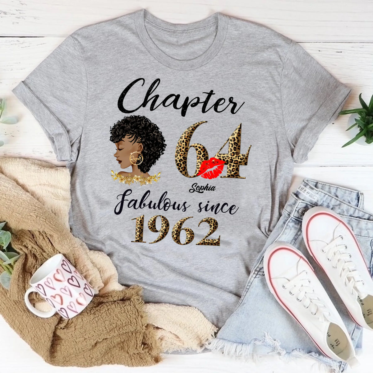 64th birthday shirts for her, Personalised 64th birthday gifts, 1962 t shirt, 64 and fabulous shirt, 64 birthday shirt ideas, gift ideas 64th birthday woman