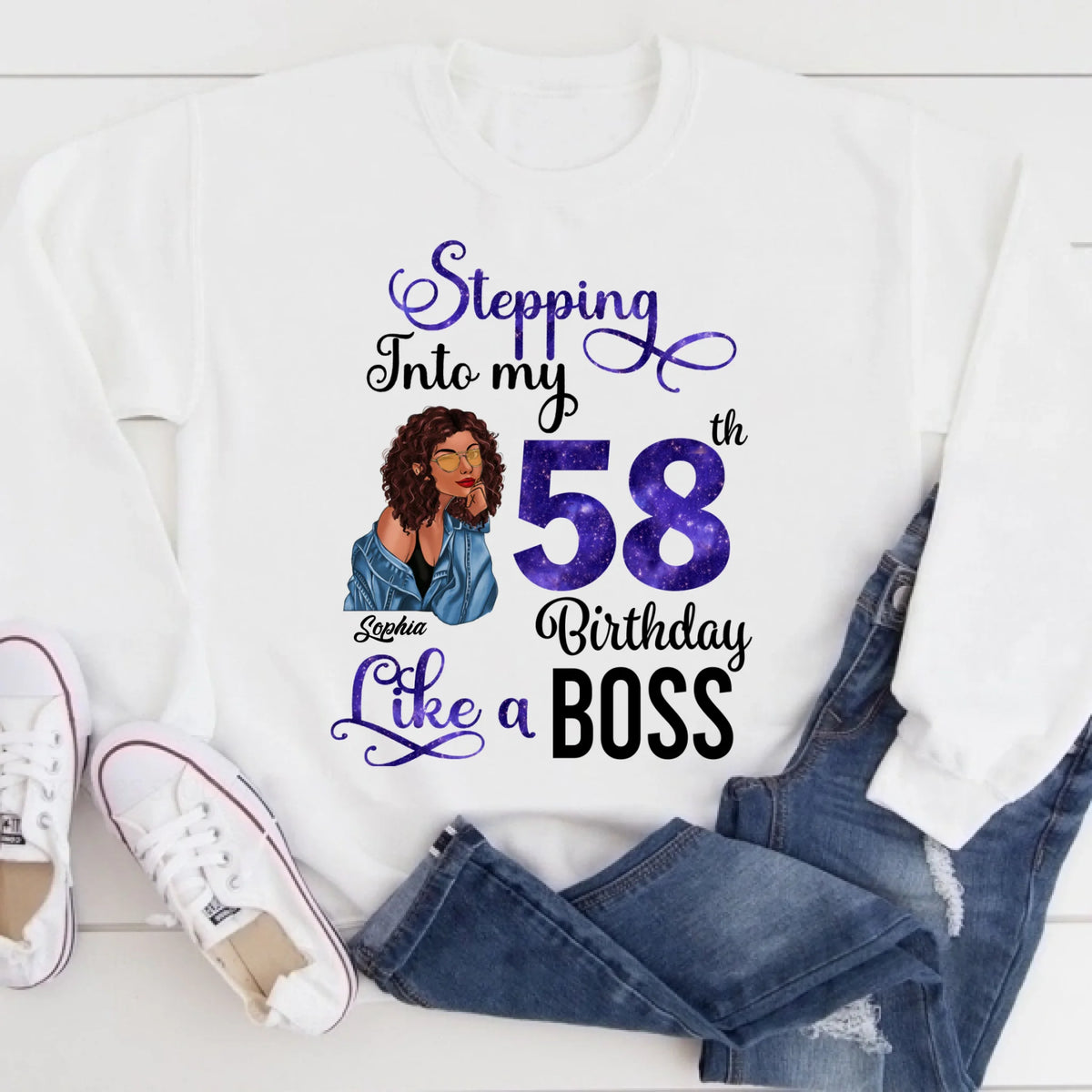 Chapter 58, Fabulous Since 1968 58th Birthday Unique T Shirt For Woman, Custom Birthday Shirt, Her Gifts For 58 Years Old , Turning 58 Birthday Cotton Shirt