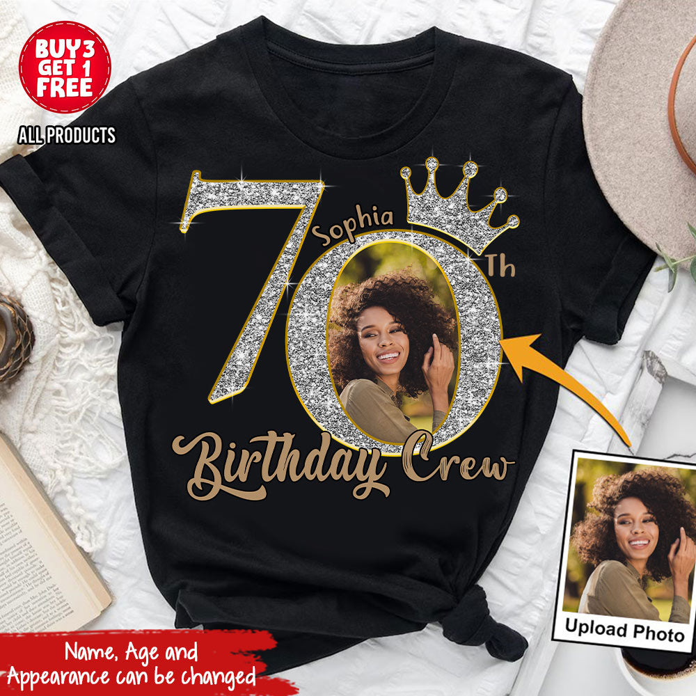 70th Birthday Shirts, Custom Birthday Shirts, Turning 70 Shirt, Gifts For Women Turning 70, 70 And Fabulous Shirt, 70th Birthday Shirts For Her - YPT-HCT