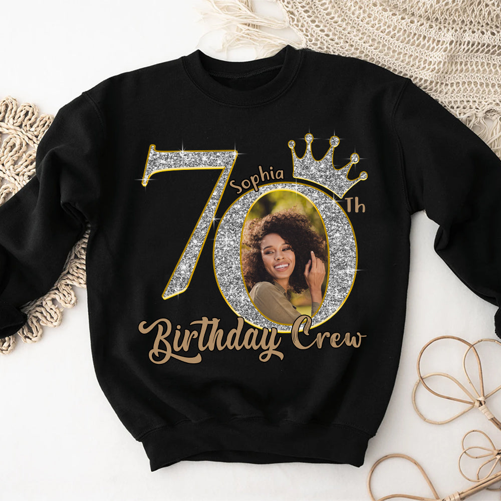70th Birthday Shirts, Custom Birthday Shirts, Turning 70 Shirt, Gifts For Women Turning 70, 70 And Fabulous Shirt, 70th Birthday Shirts For Her - YPT-HCT