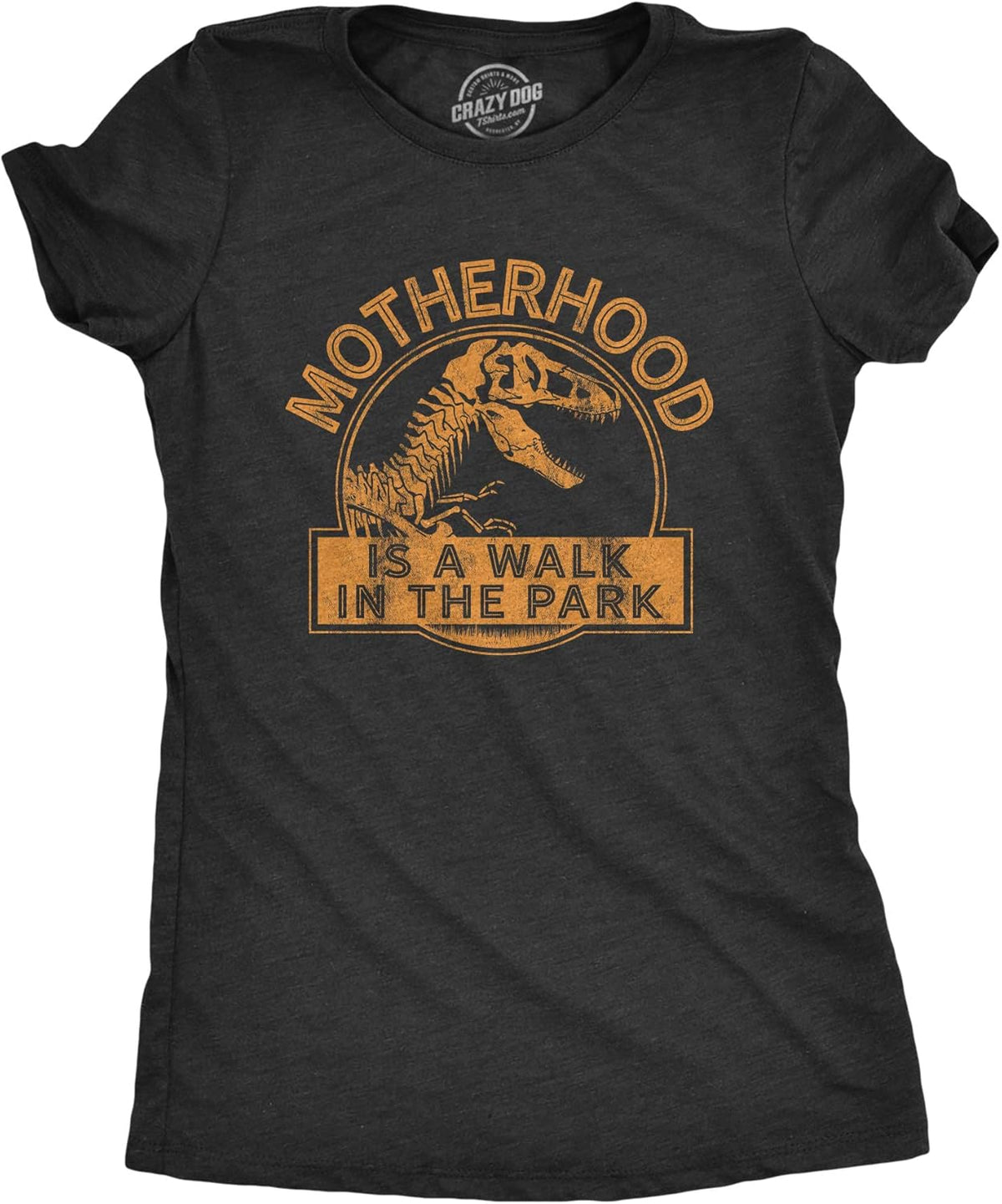 Crazy Dog Womens Funny Mom T Shirts Novelty Sports and Sarcastic Motherhood Tees for Amazing Moms Mother Shirt