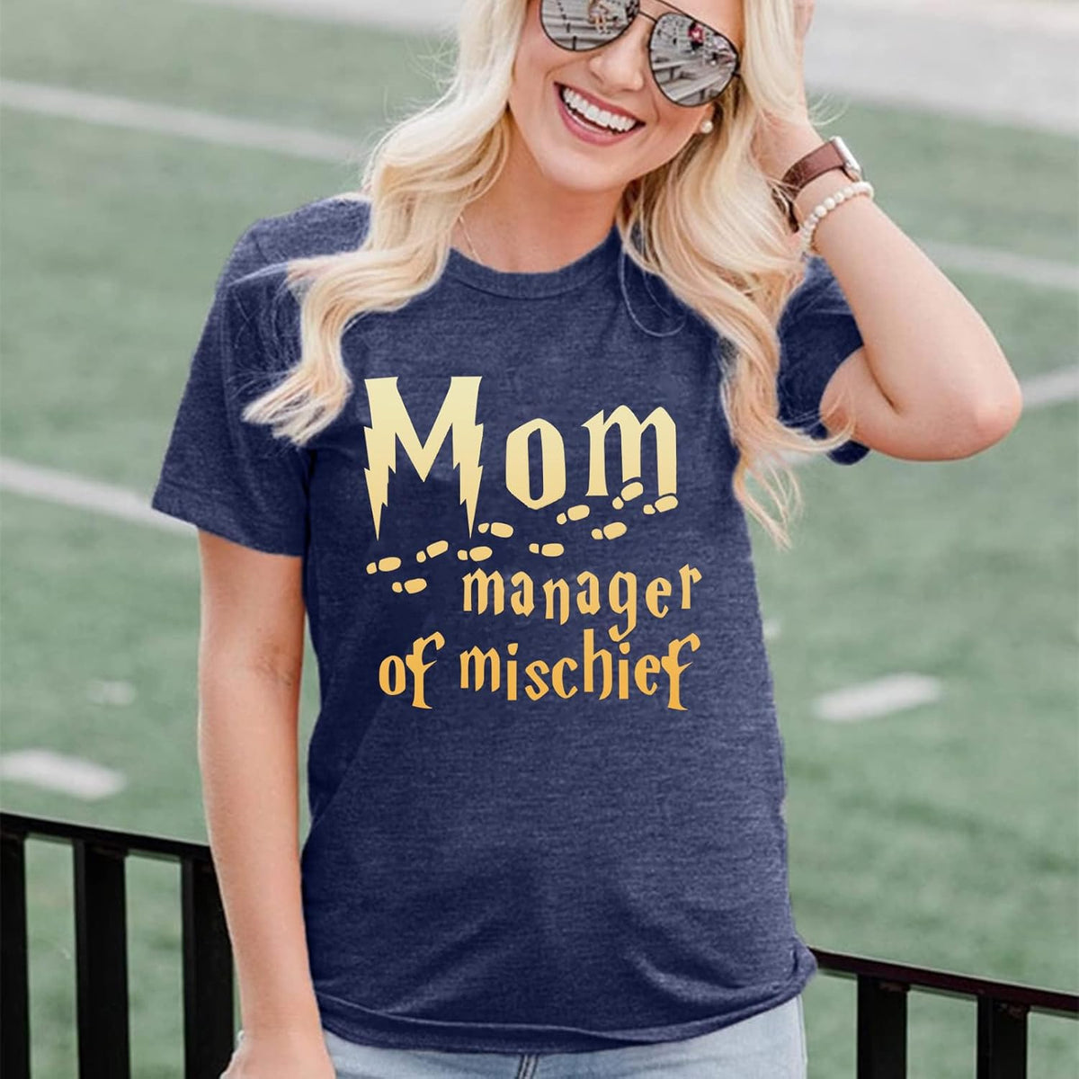 Funny Mom Shirt Women Mom Manager Shirt Magical Mama Shirt Mothers Day Short Sleeve Tee Tops