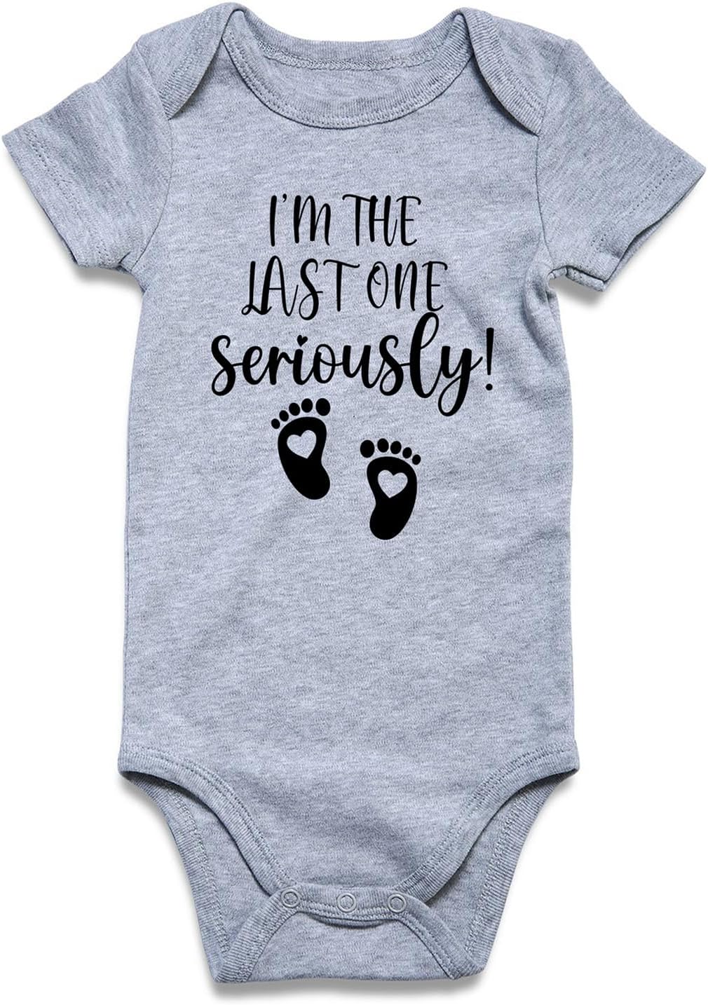 UNICOMIDEA Baby Boys Girls Romper Letter Printed Newborn Outfit Short Sleeve Bodysuits 0-12 Months