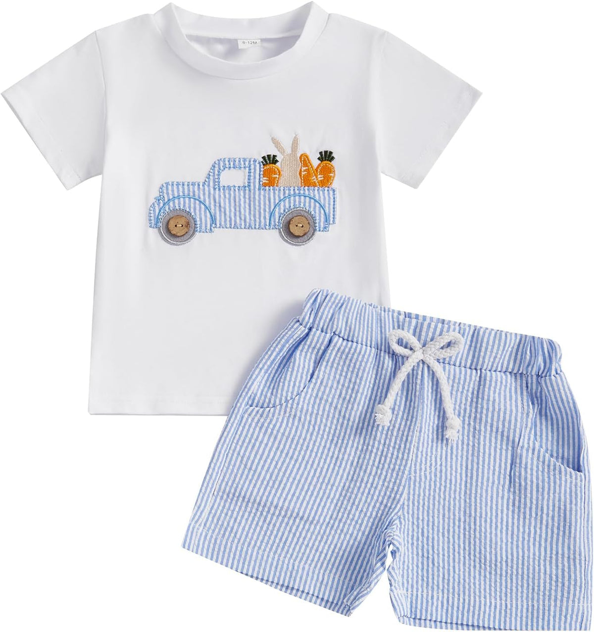 BemeyourBBs Toddler Baby Boy Summer Clothes Funny Letter T Shirt Elastic Waist Pockets Shorts Set 2 Piece Outfit