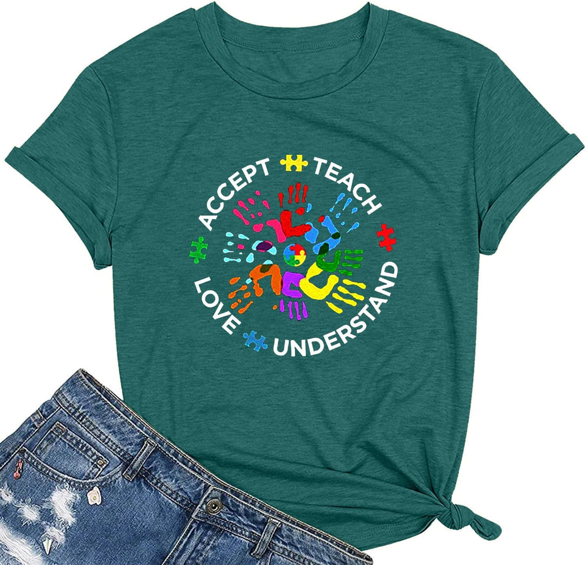 Generic Autism We Should Protect by Accepting Inclusive Autism Awareness T-Shirts