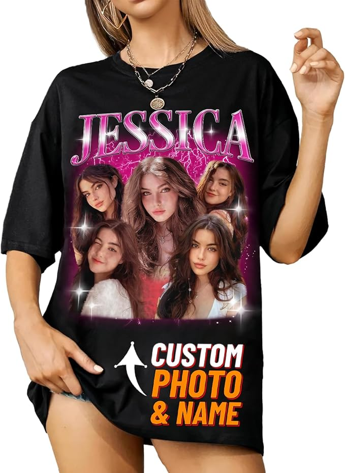 Custom Image T Shirt, Personalized Photo T Shirts, Valentines Gifts, Shirt Valentine, Custom Print Tees, Birthday Gifts, Gifts For BF