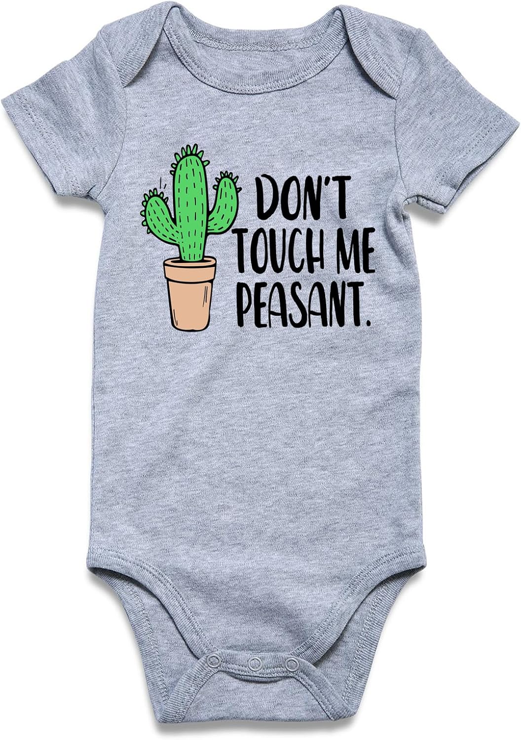 UNICOMIDEA Baby Boys Girls Romper Letter Printed Newborn Outfit Short Sleeve Bodysuits 0-12 Months