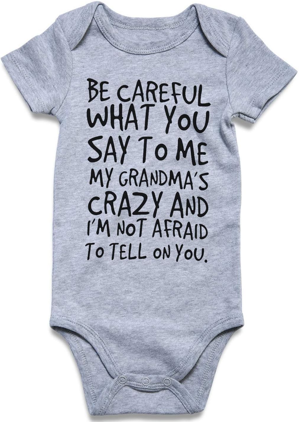 UNICOMIDEA Baby Boys Girls Romper Letter Printed Newborn Outfit Short Sleeve Bodysuits 0-12 Months