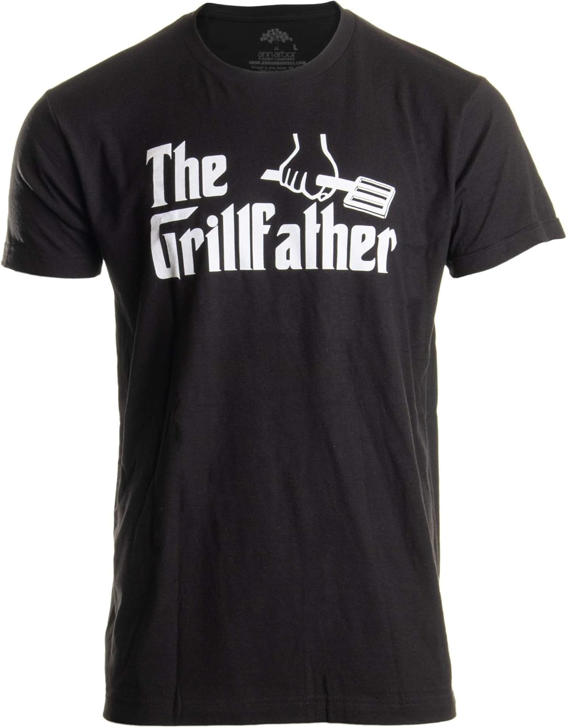 The Grillfather | Funny Dad Grandpa Grilling BBQ Meat Humor T-Shirt Joke for Men