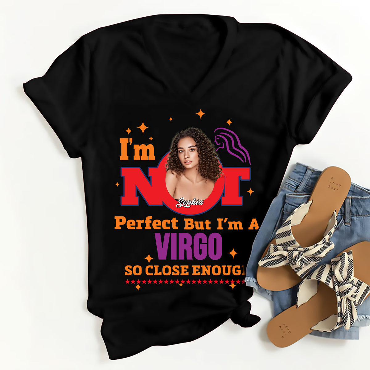Custom Birthday Shirt, Virgo Zodiac t shirt, Virgo Birthday shirt, Virgo t shirts for ladies, Virgo queen t shirt, Virgo Queen Birthday shirt-YPT-ALK