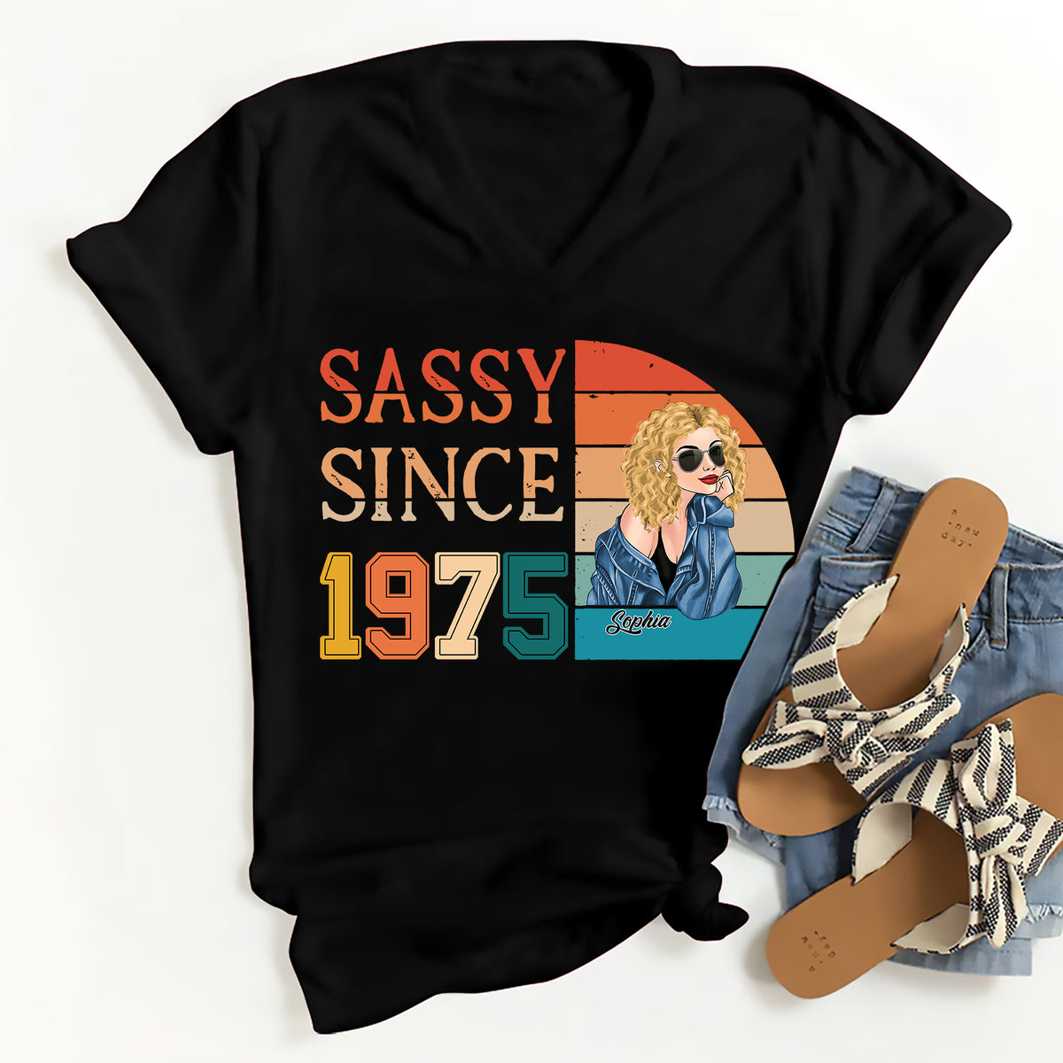 50th Birthday Shirts, Custom Birthday Shirts, Turning 50 Shirt, Gifts For Women Turning 50, 50 And Fabulous Shirt -YPT-ALK