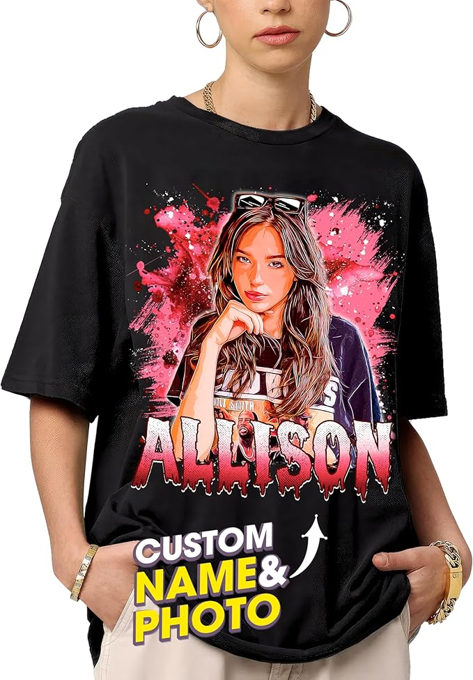 Custom Made T Shirts With Photos, Custom T Shirts With Photo, Valentines Gifts For Men, Shirt For Valentine&#39;s Day, Customized Tee Shirts, Birthday Gifts