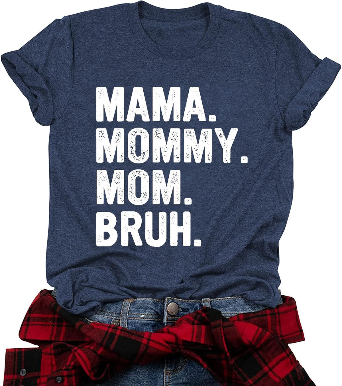 Mama Shirt for Women Mama Mommy Mom Bruh Mother&#39;s Day T Shirts Funny Short Sleeve Casual Tops Tees Mother Shirt