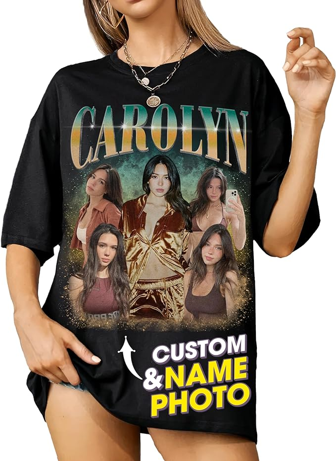 Custom Picture T Shirts, Custom T Shirts With Photo, Valentines Gifts For Her, Shirt For Valentine's Day, Custom Print Tees, Birth Shirt, Presents For Friends