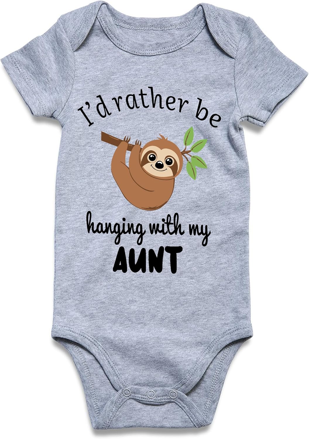 UNICOMIDEA Baby Boys Girls Romper Letter Printed Newborn Outfit Short Sleeve Bodysuits 0-12 Months