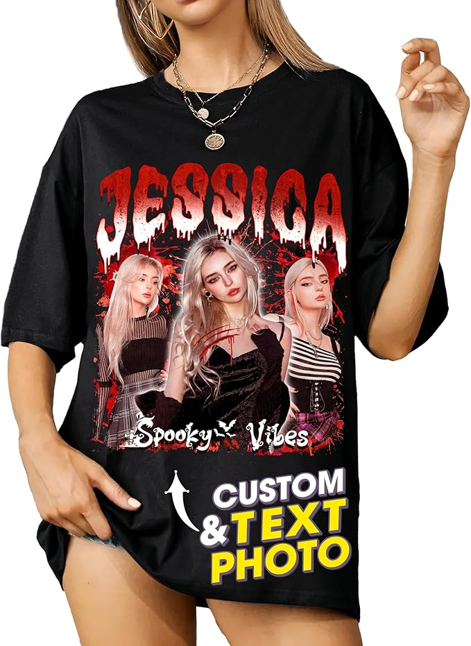 Personalized Photo T Shirts, Custom Picture T Shirts, Valentines Day Shirts, Customized Tee Shirts, Birthday Gifts, Presents For Your Girlfriend