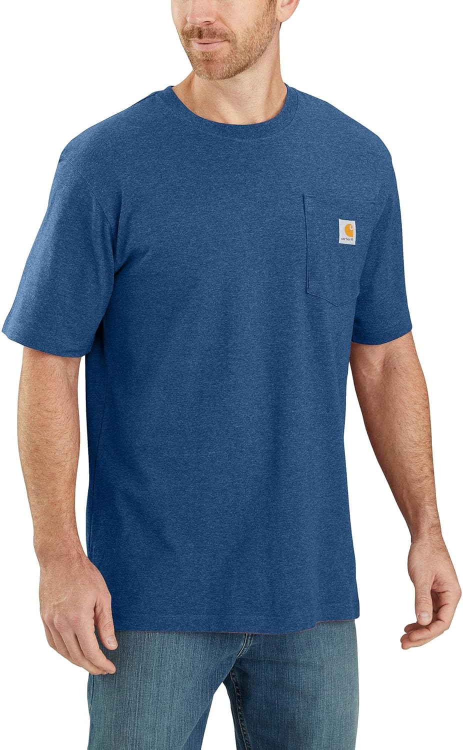 Carhartt Men&#39;s Loose Fit Heavyweight Short-Sleeve Pocket