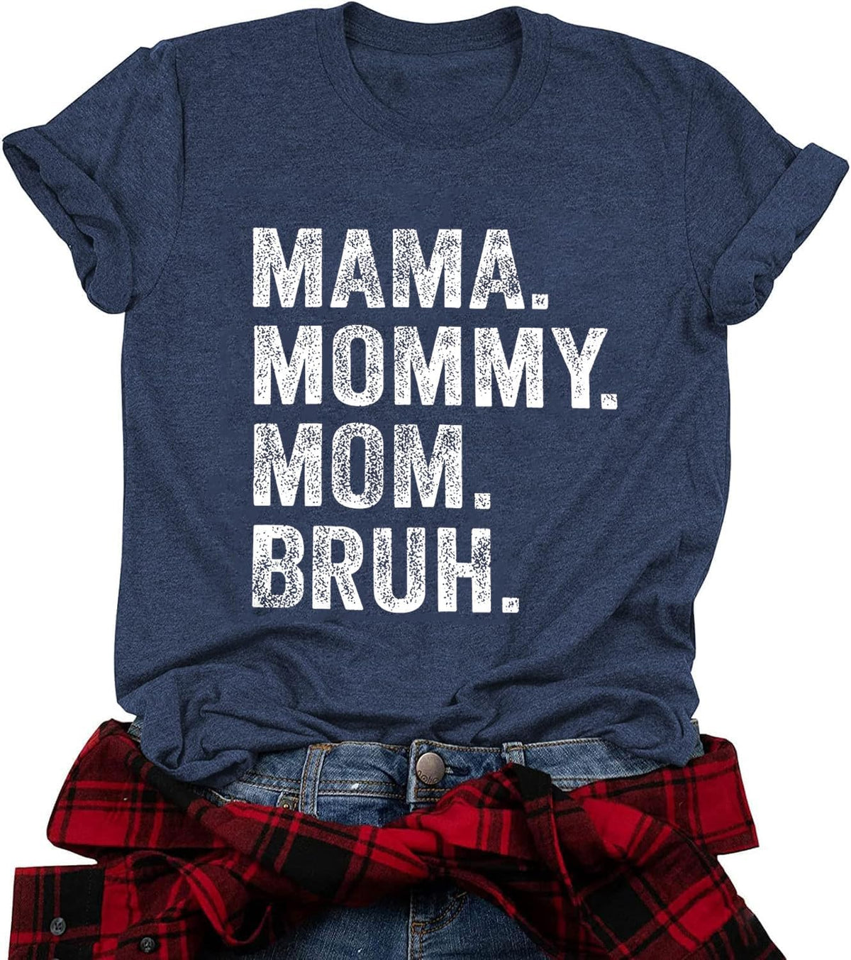 Mama Mommy Mom Bruh Shirt Women Mama Tshirt Mother&#39;day Gift Shirts Funny Short Sleeve Tee Tops Mother Shirt