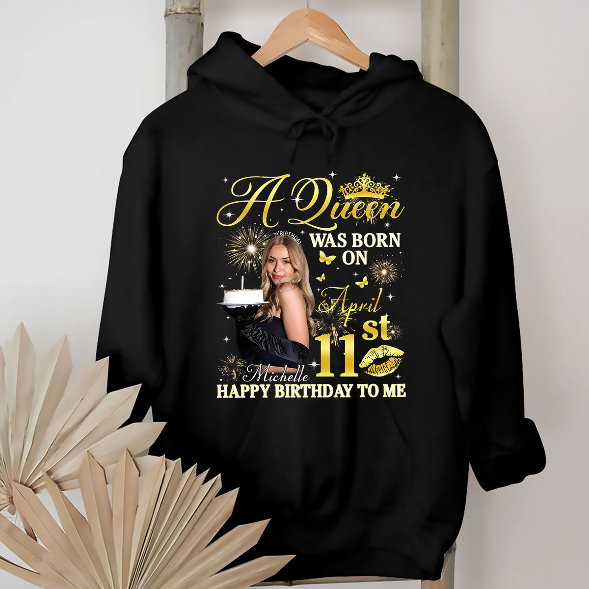 April Birthday Shirt, Custom Birthday Shirt, Queens Born In April , April  Birthday Shirts For Woman, April  Birthday Gifts, April  Is My Birthday Month, Yep The Whole Month-YPT-ALK