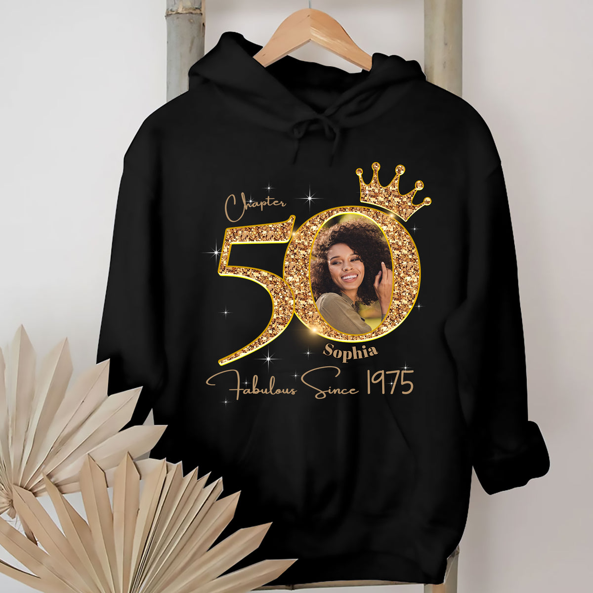 50th Birthday Shirts, Custom Photo Birthday Shirts, Turning 50 Shirt, Gifts For Women Turning 50, 50 And Fabulous Shirt, 1975 Shirt, 50th Birthday Shirts For Her-YPT-ALK